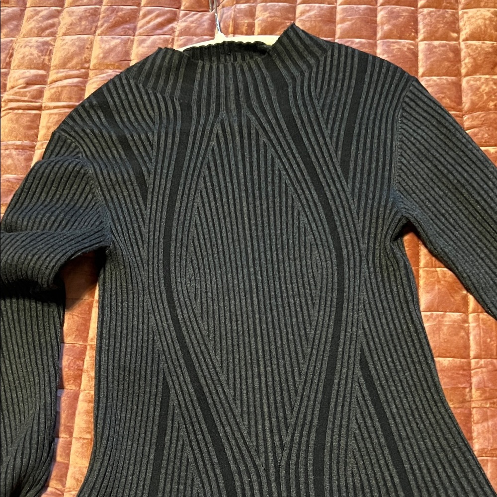 French Connection Black Sweater Dress